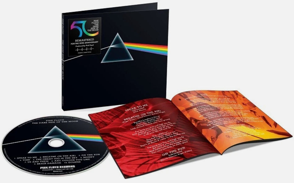 Pink Floyd The Dark Side Of The Moon CD Album 50th Anniversary