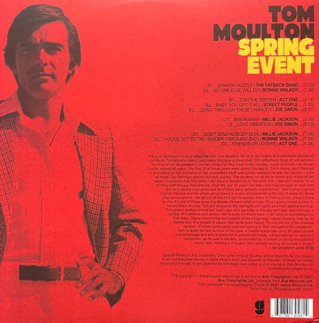 Tom Moulton Spring Event Vinyl LP Compilation