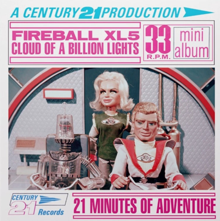 Gerry Anderson - Fireball XL5  Cloud of a Billion Lights 7" Vinyl EP Yellow