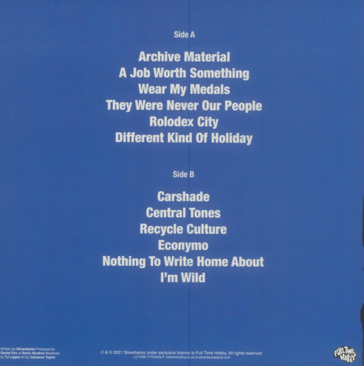 Silverbacks Archive Material Vinyl LP Blue