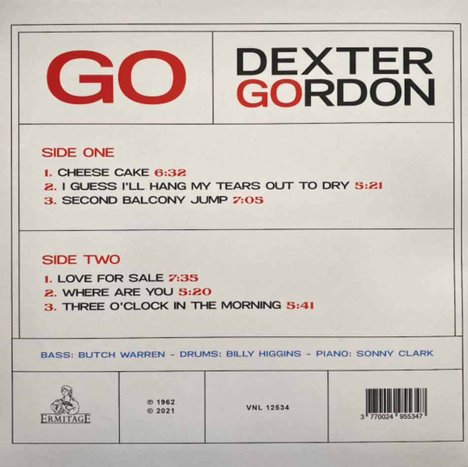 Dexter Gordon – Go Vinyl LP