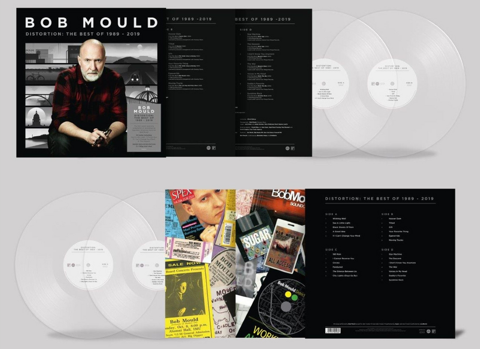 Bob Mould Distortion The Best Of 1989 - 2019 Vinyl LP Clear