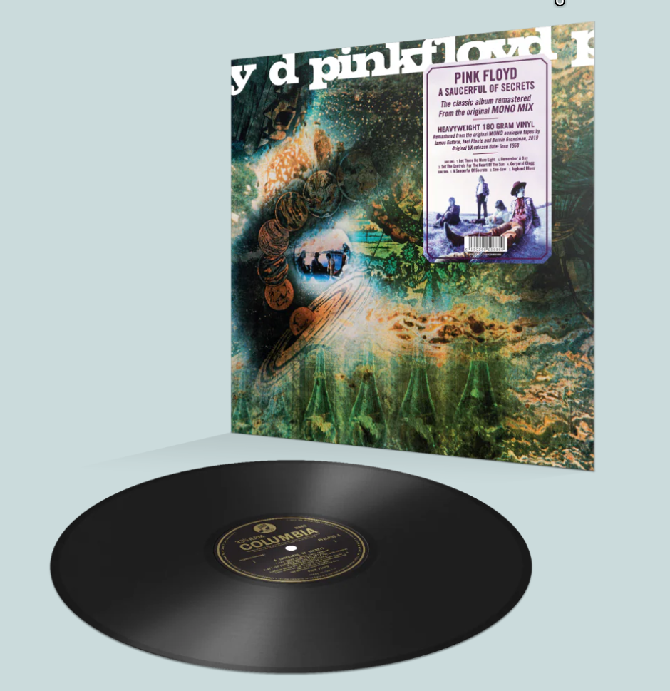 Pink Floyd A Saucerful Of Secrets Vinyl LP remastered Mono Mix