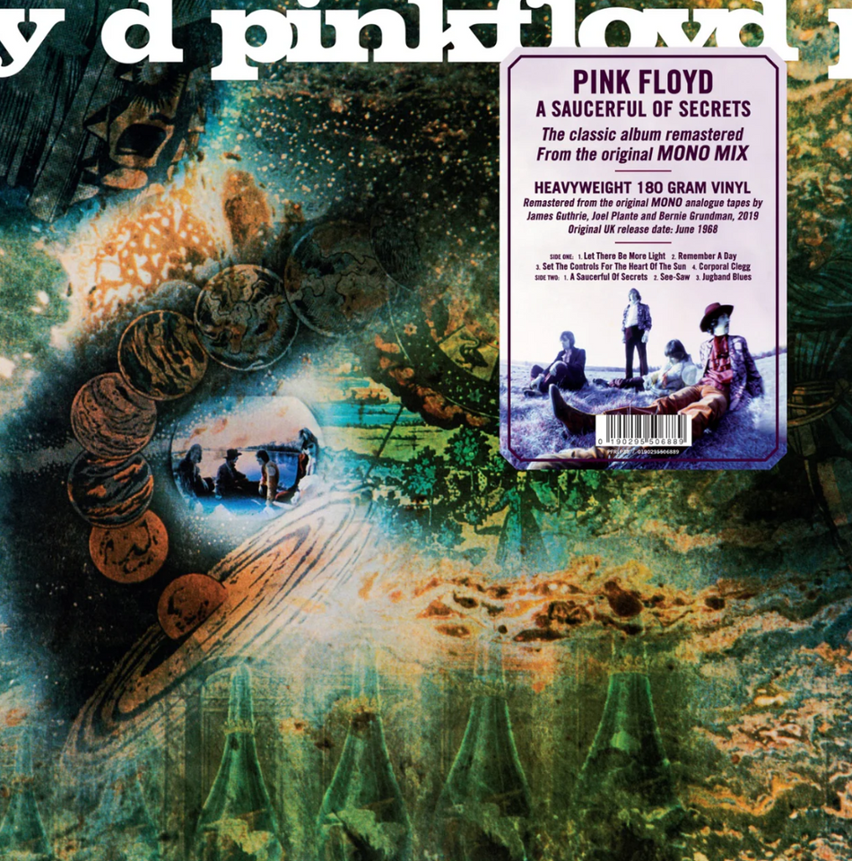 Pink Floyd A Saucerful Of Secrets Vinyl LP remastered Mono Mix