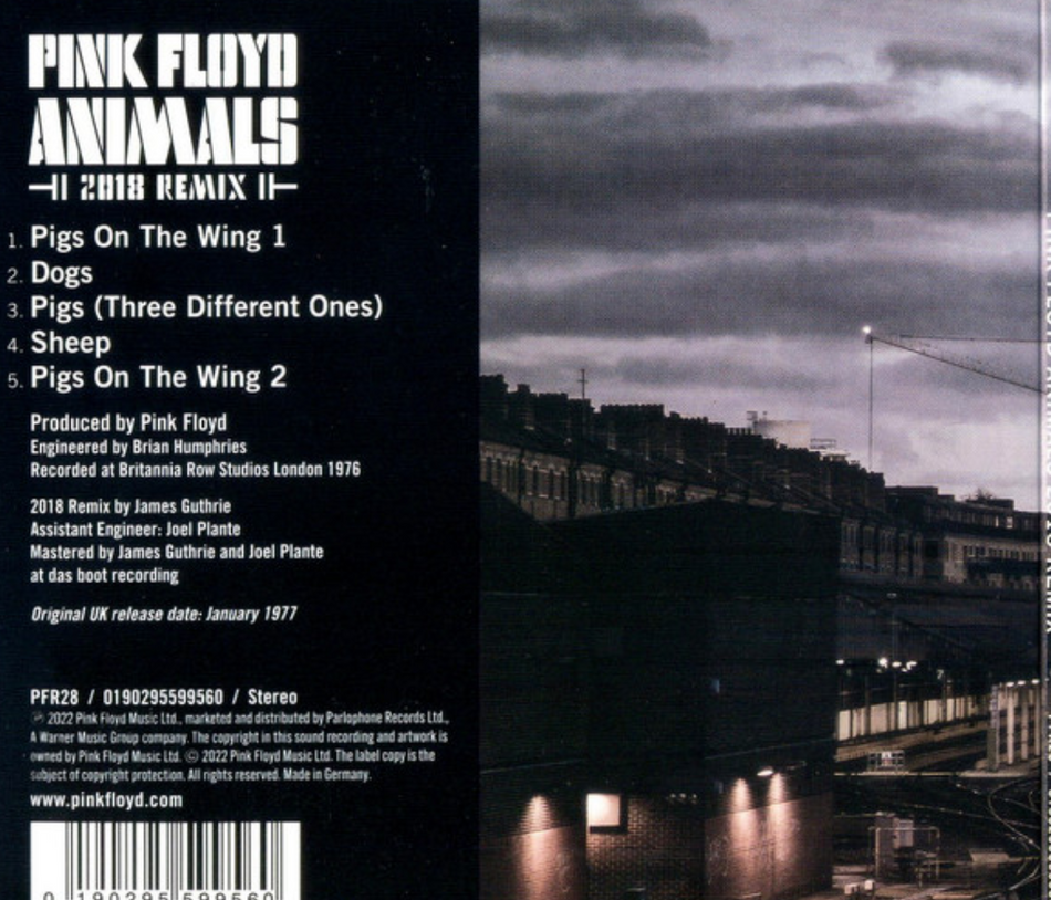 Pink Floyd Animals 2018 remix CD Album