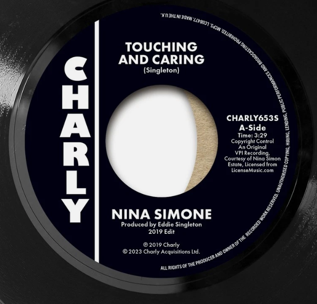 Nina Simone – Touching And Caring / My Baby Just Cares For Me Vinyl 7"