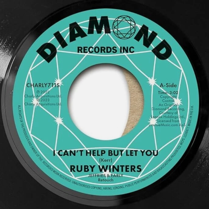 Ruby Winters – I Can’t Help But Let You 7" Vinyl  Reissue