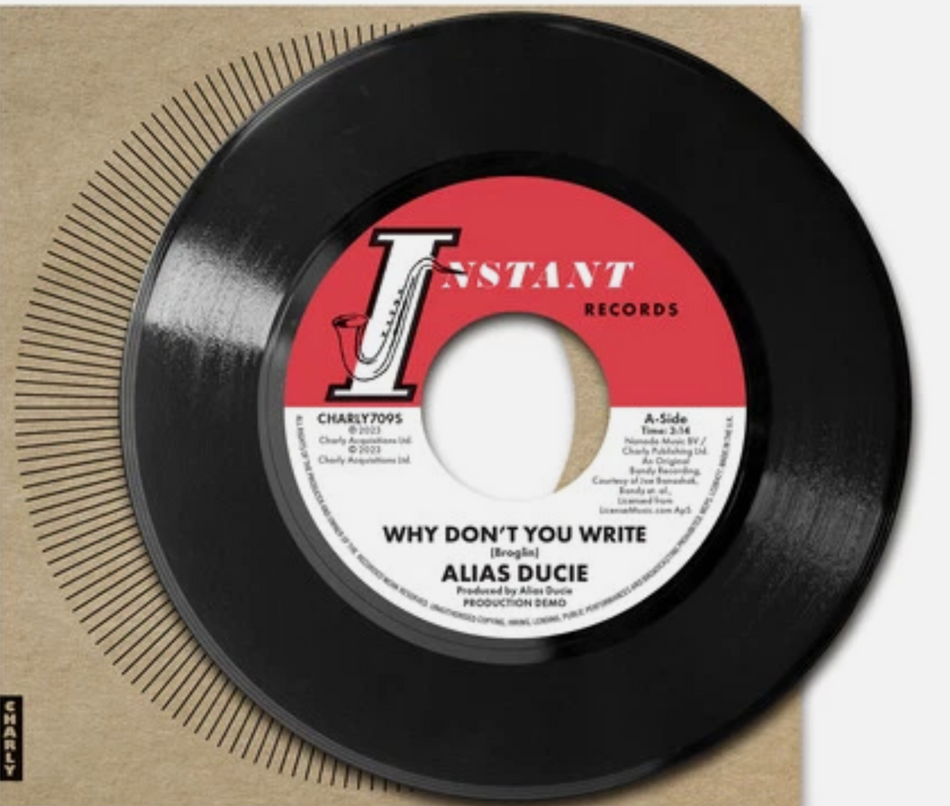 Alias Ducie / Lee Bates – Why Don’t You Write Vinyl 7" reissue