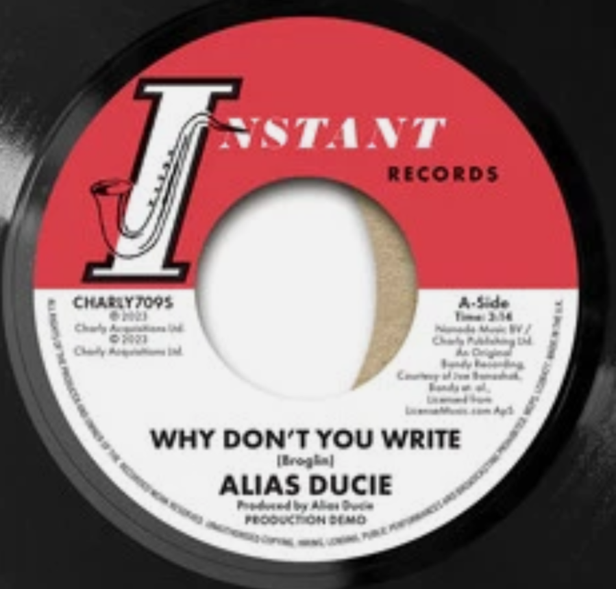 Alias Ducie / Lee Bates – Why Don’t You Write Vinyl 7" reissue