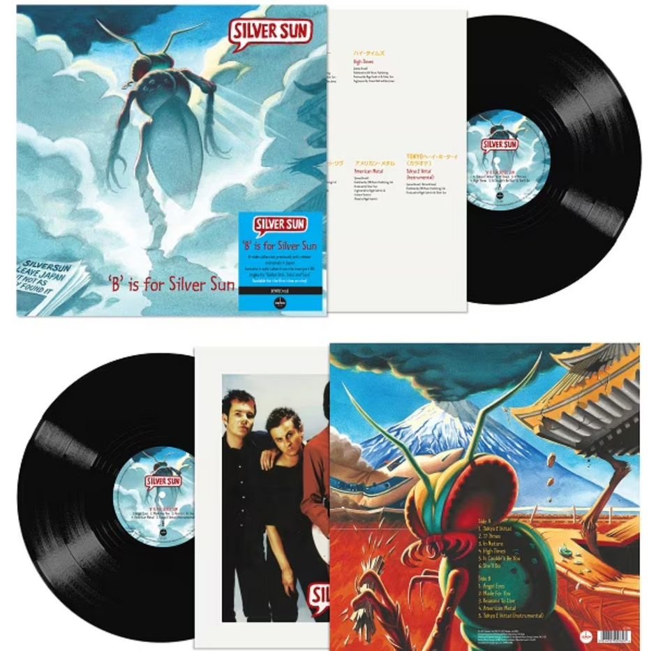 Silver Sun ‘B’ is for Silver Sun Vinyl LP Numbered Blue