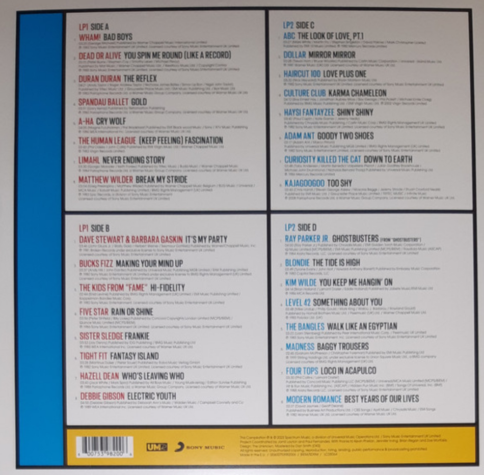 The 80s Pure Pop Album Vinyl LP Compilation