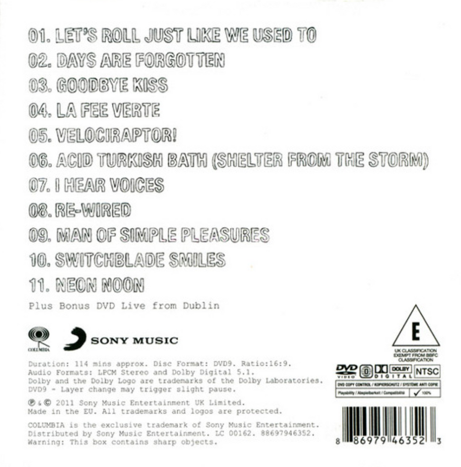 Kasabian Velociraptor! CD and DVD Limited Boxset
