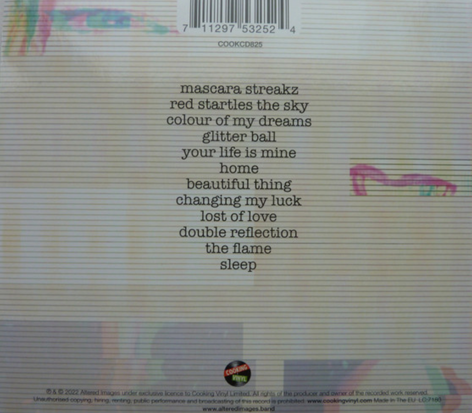 Altered Images – Mascara Streakz CD Album