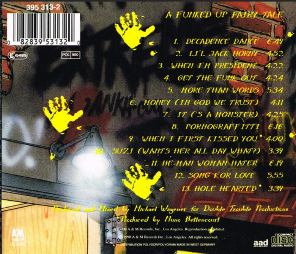 Extreme Pornograffitti CD