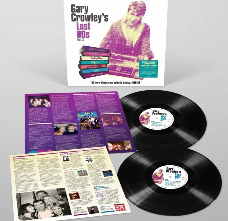 Gary Crowley's Lost 80s Vol. 2 LP Album vinyl record 2 x compilation 2021 clear