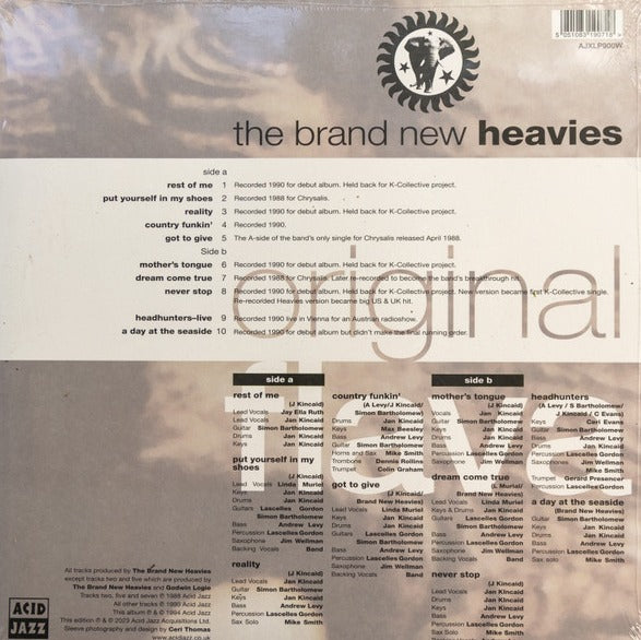 The Brand New Heavies – Original Flava Vinyl LP White