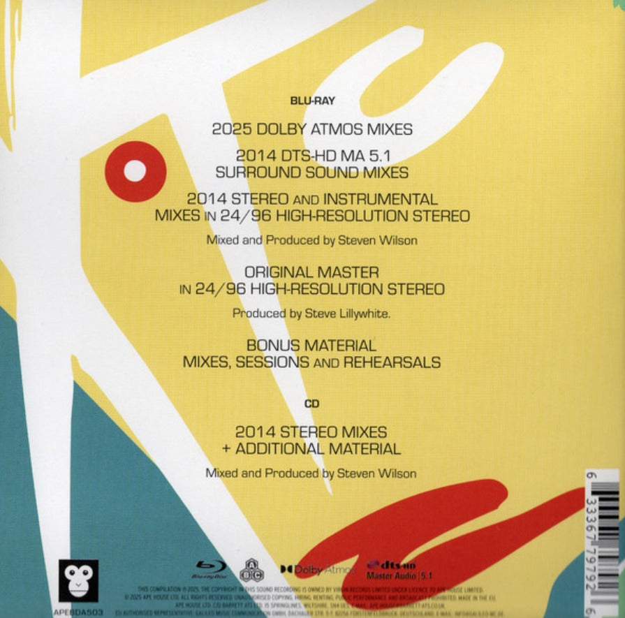 XTC  Drums And Wires CD + Blu Ray 2025 Steve Wilson