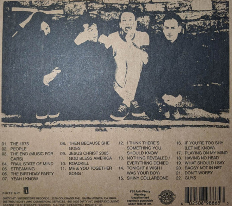 The 1975 Notes On A Conditional Form CD Album in Digipak Target Edition