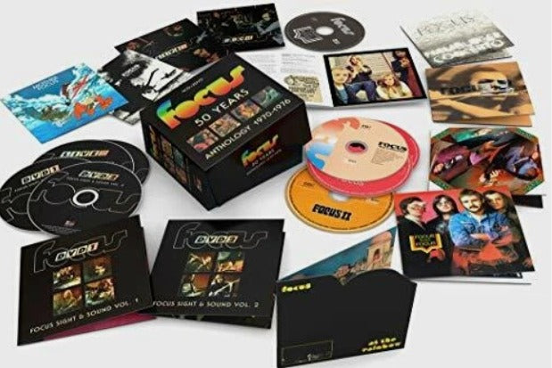 Focus 50 Years: Anthology 1970-1976 CD Boxset (9CD / 2DVD)