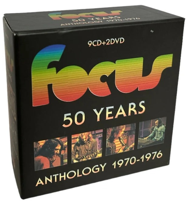 Focus 50 Years: Anthology 1970-1976 CD Boxset (9CD / 2DVD)