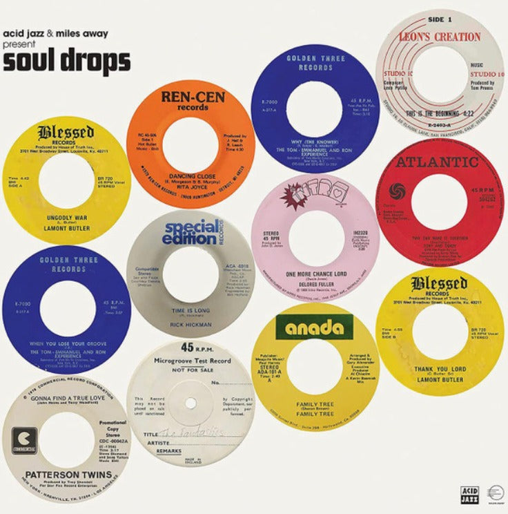 Acid Jazz & Miles Away Present Soul Drops Vinyl LP Compilation