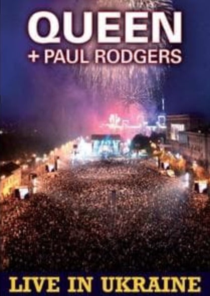 Queen + Paul Rodgers Live In Ukraine Deluxe 2 x CD DVD & Large T Shirt