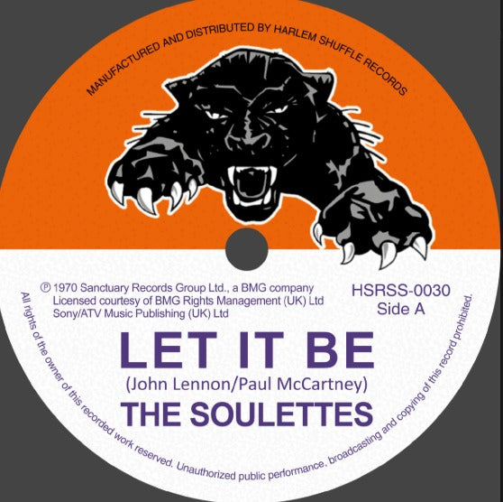 The Soulettes Let it Be The Upsetters Big Dog Bloxie 7" Vinyl