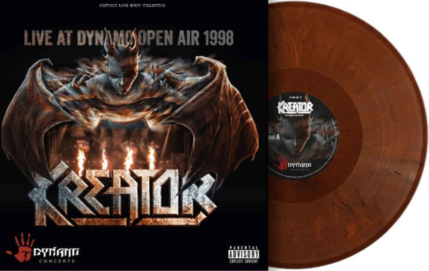 Kreator Live at Dynamo Open Air 2023 Vinyl LP Orange Splatter