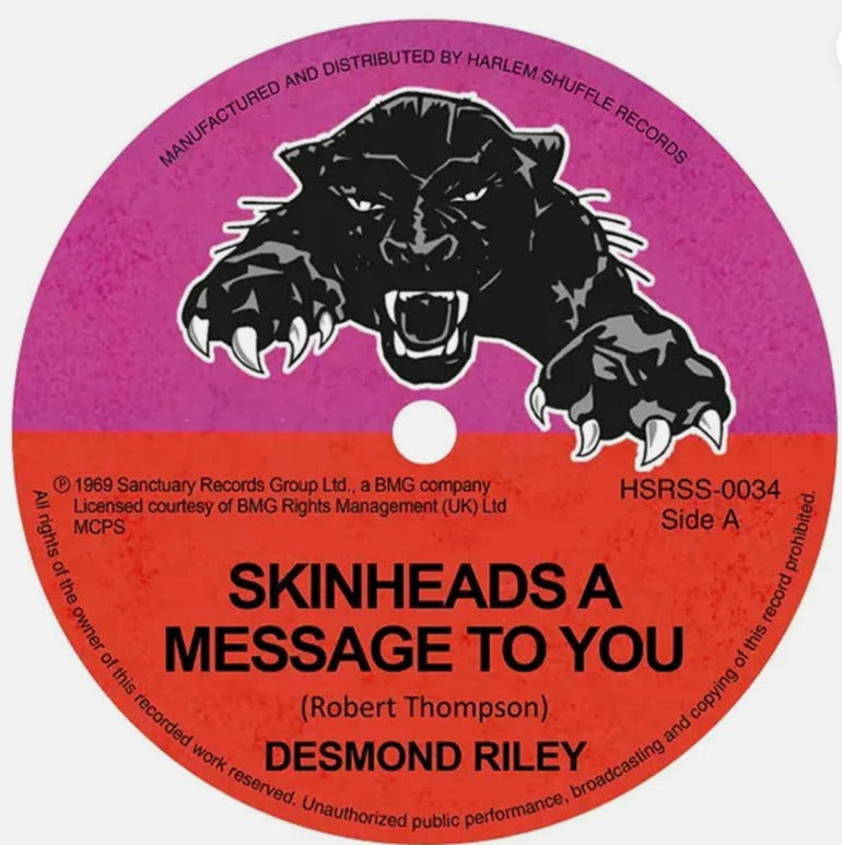 Desmond Riley – Skinheads A Message To You / If I Had Wings 7" Vinyl
