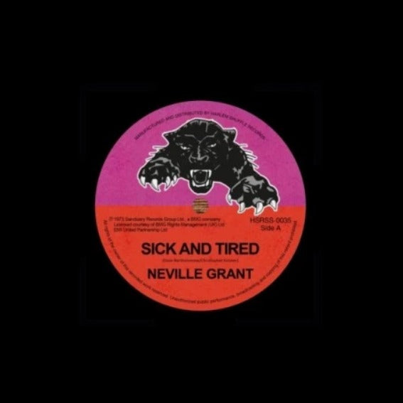Neville King – Sick And Tired / Black Man’s Time 7" Vinyl