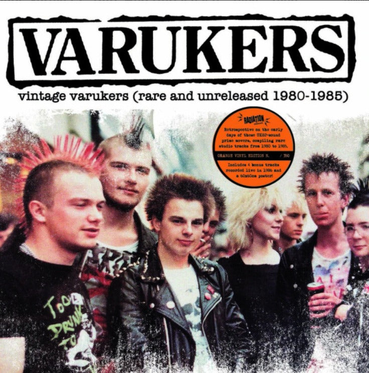 Vintage Varukers - Rare And Unreleased - 1980 - 1985 Vinyl LP
