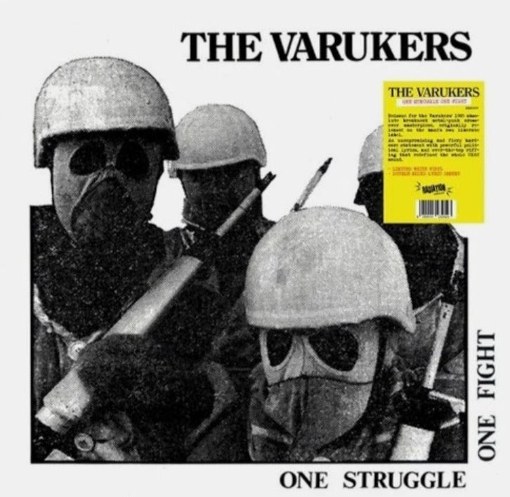 The Varukers One Struggle One Fight Vinyl LP White