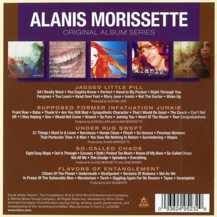 Alanis Morissette Original Album Series CD Boxset 5 Disc