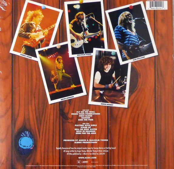 AC/DC Fly On The Wall Vinyl LP Remastered Reissue