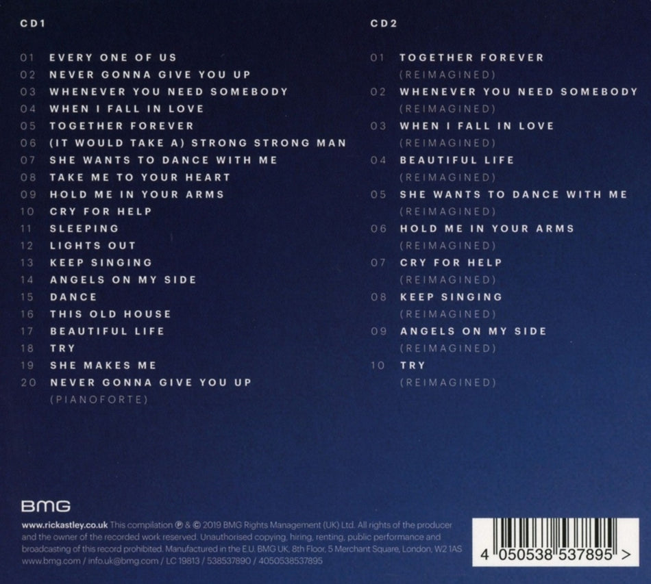 Rick Astley The Best Of Me CD Album