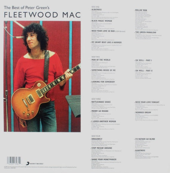 Fleetwood Mac The Best Of Peter Green's Fleetwood Mac Vinyl LP Compilation