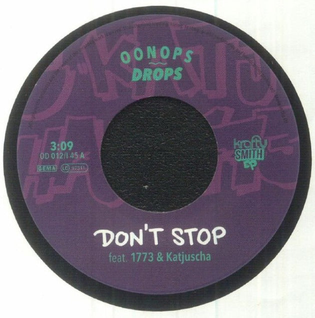 Krafty Kuts DJ Robert Smith Don't Stop  7" Vinyl