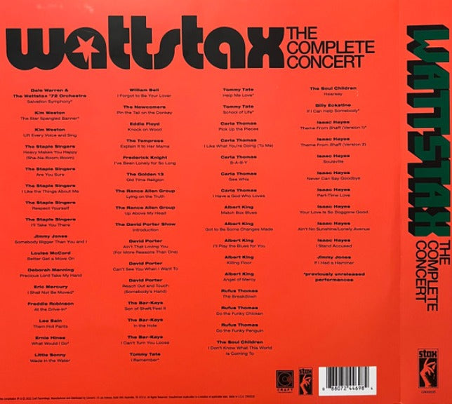 Wattstax 72 The Complete Concert 10 x LP Album Boxset Limited