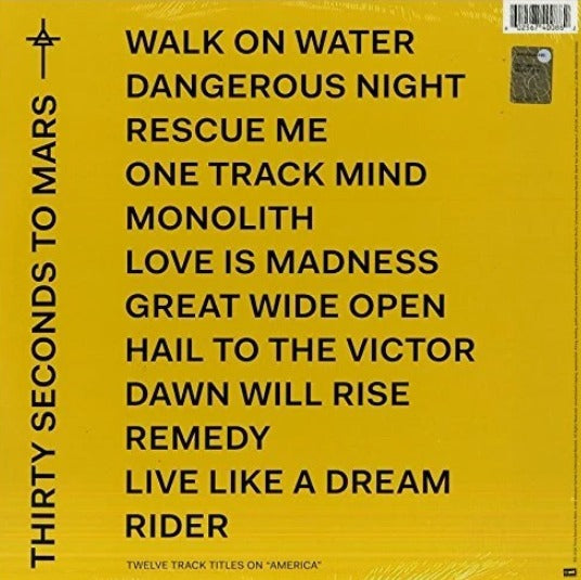 Thirty Seconds To Mars - America Vinyl LP White