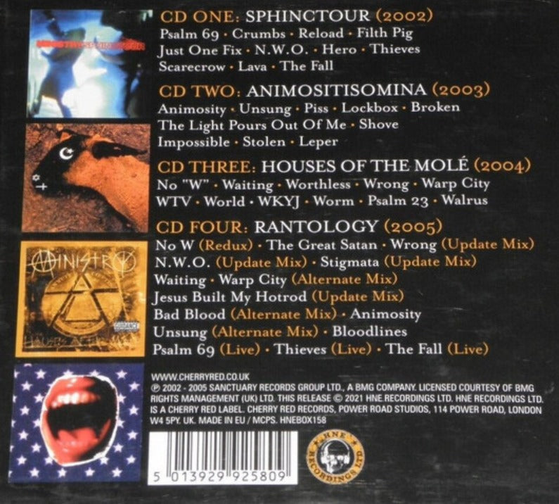 Ministry  Bad Blood: The Mayan Albums 2002–2005 (4×CD Box Set)