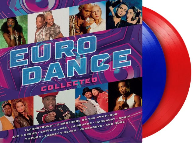Various Artists / Eurodance Collected (2LP Blue & Red Coloured) Pre Order 26/06/2026