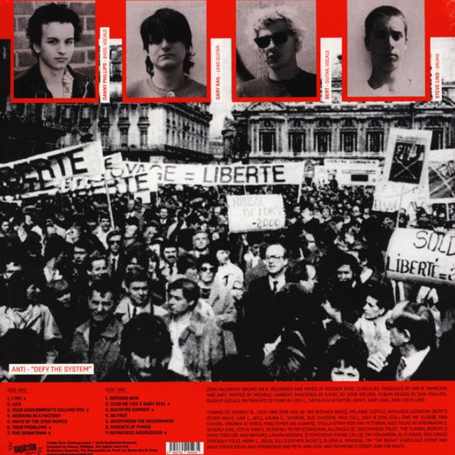 Anti Defy The System Vinyl LP