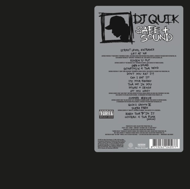DJ Quik – Safe + Sound Vinyl LP Red