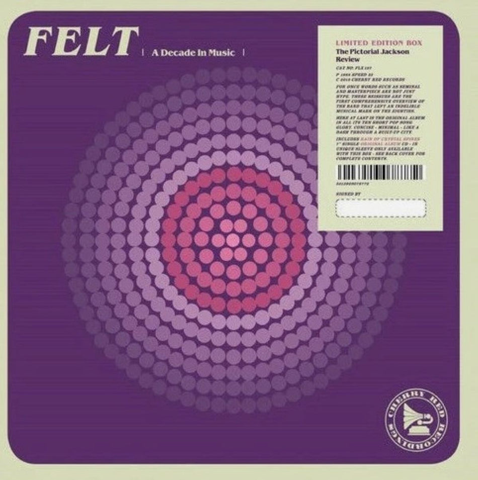 Felt – The Pictorial Jackson Review CD + 7" Vinyl Boxset signed limited edition