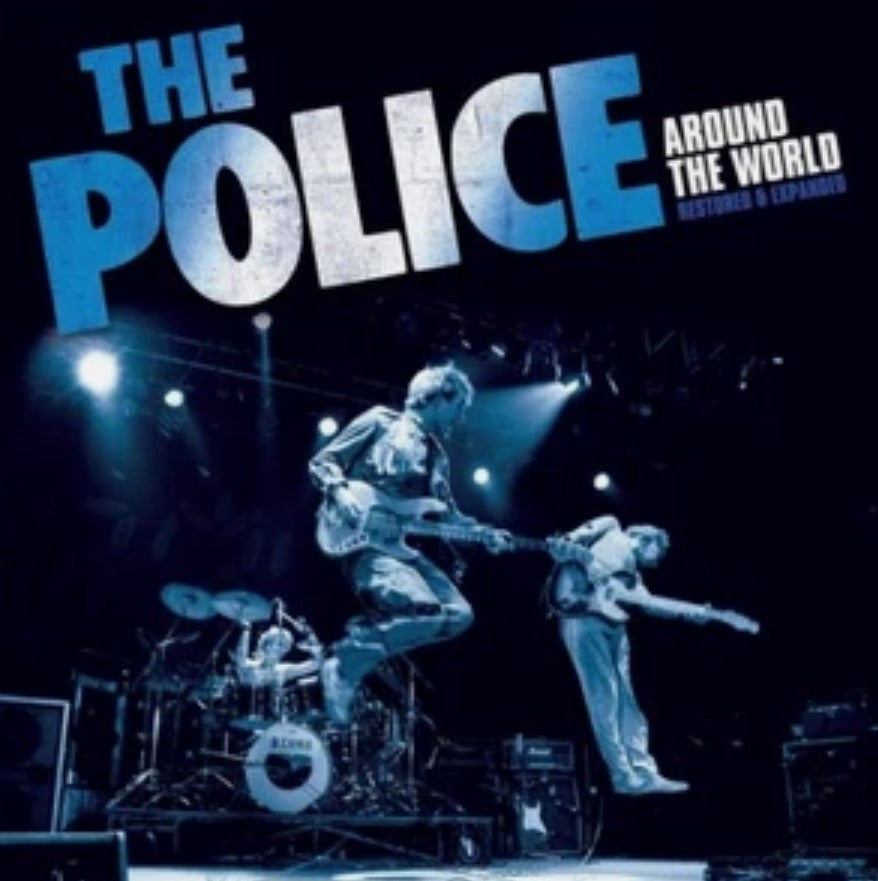 The Police Around The World Restored & Expanded LP Album vinyl record Blue +DVD