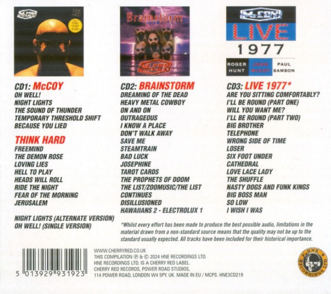 McCoy – The Sound Of Thunder! CD 5 disc Boxset Remastered