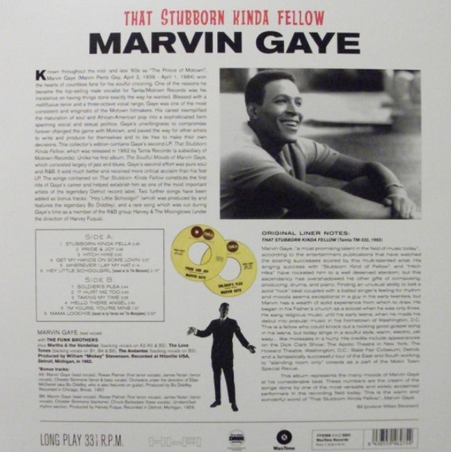 Marvin Gaye That Stubborn Kinda Fellow Vinyl LP Compilation