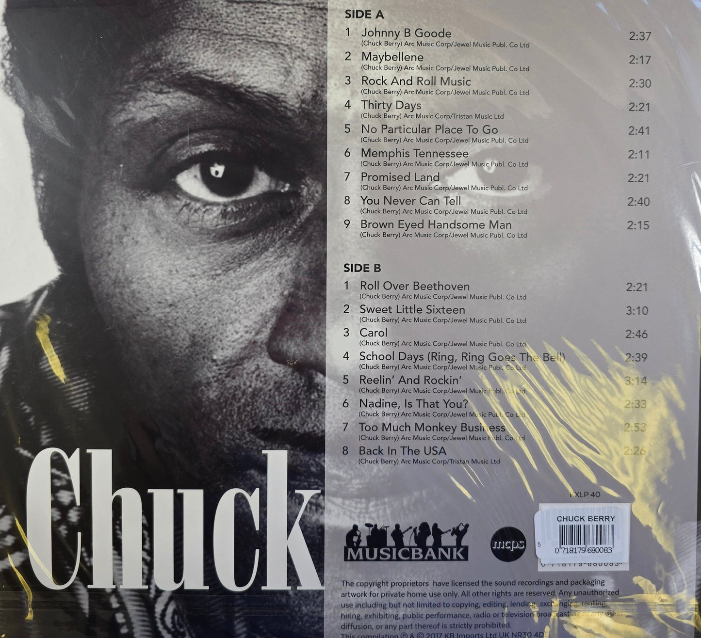Chuck Berry The Ultimate Rock n Roll Hero Vinyl LP