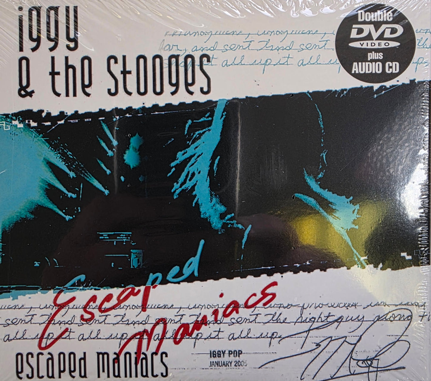 Iggy & The Stooges Escaped Maniacs DVD Audio CD
