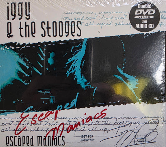Iggy & The Stooges Escaped Maniacs DVD Audio CD